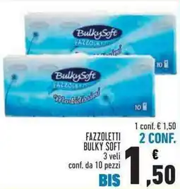 Conad City Fazzoletti Bulky Soft offerta