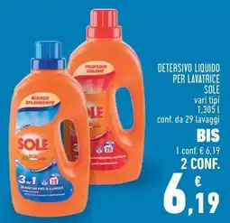 Conad City Detersivo liquido per lavatrice Sole offerta