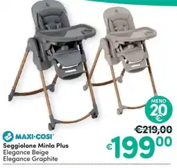 Ideal Bimbo Maxi-Cosi Seggiolone Minla Plus offerta