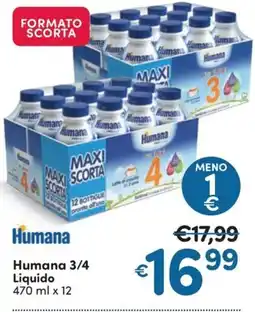 Ideal Bimbo Humana 3/4 Liquido offerta
