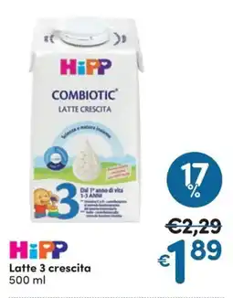 Ideal Bimbo HiPP Latte 3 crescita offerta