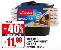 Il Gigante Sistema lavapavimenti Vileda Revolution offerta