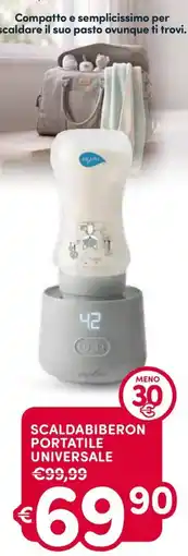 B di Bimbi Scaldabiberon portatile universale offerta