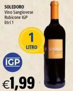 Hurrà Soledoro Vino Sangiovese Rubicone IGP offerta