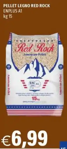 Hurrà Pellet legno Red Rock offerta