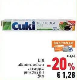 Conad City Cuki pellicola offerta