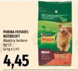 Emi Supermercati Purina Friskies Nutrisoft Manzo e Verdure offerta