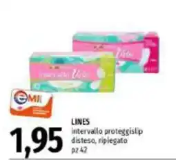 Emi Supermercati Lines intervallo proteggislip offerta