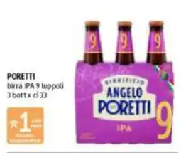 Emi Supermercati Birra IPA 9 luppoli Angelo Poretti offerta