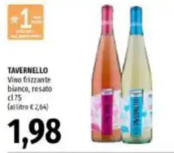 Emi Supermercati Tavernello Vino frizzante bianco, rosato offerta