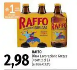 Emi Supermercati Raffo Birra Lavorazione Grezza offerta