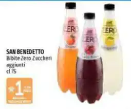 Emi Supermercati San Benedetto Bibite Zero Zuccheri offerta