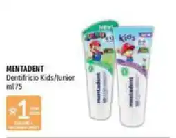 Emi Supermercati Mentadent Dentifricio Kids/Junior offerta