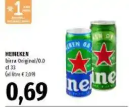Emi Supermercati Heineken birra Original offerta