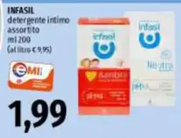 Emi Supermercati Infasil detergente intimo offerta