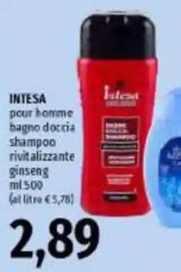 Emi Supermercati Intesa pour homme shampoo ginseng offerta