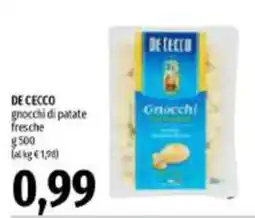 Emi Supermercati De Cecco gnocchi di patate fresche offerta