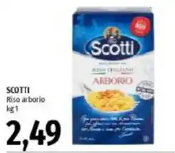 Emi Supermercati Scotti Riso arborio offerta