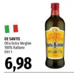Emi Supermercati Olio Extra Vergine De Santis offerta