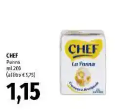 Emi Supermercati Chef la panna offerta