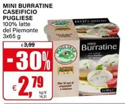 Il Gigante Mini Burratine Caseificio Pugliese offerta