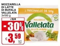 Il Gigante Mozzarella vallelata offerta