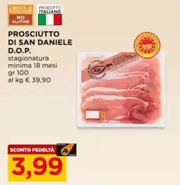 Alì Supermercati Prosciutto di San Daniele D.O.P. offerta