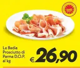 Iper Super Conveniente La Badia Prosciutto di Parma D.O.P. offerta
