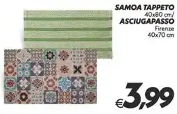 Iper Super Conveniente Samoa tappeto offerta