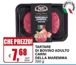 Il Gigante Tartare di bovino adulto Carni della Maremma offerta