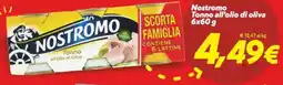Iper Super Conveniente Nostromo Tonno all'Olio di Oliva offerta