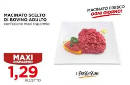 Alì Supermercati Macinato scelto di bovino adulto offerta