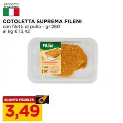 Alì Supermercati Cotoletta Suprema Fileni offerta