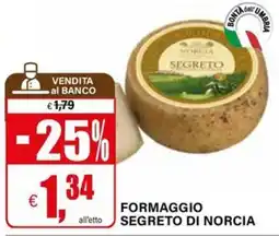 Il Gigante Formaggio segreto di Norcia offerta