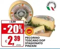 Il Gigante Pecorino Toscano Dop Stagionato Pinzani offerta