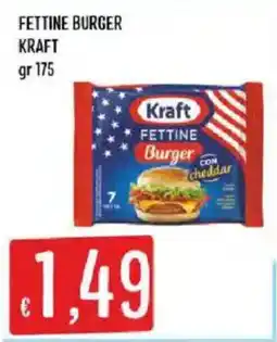 Mercadò Kraft Fettine Burger offerta