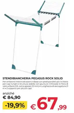 Progress Stendibiancheria Pegasus Rock Solid offerta