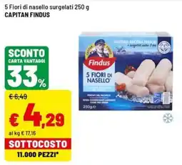 Iper La Grande 5 Fiori di nasello surgelati offerta