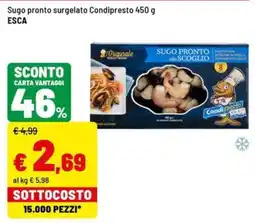 Iper La Grande Sugo pronto surgelato Condipresto offerta