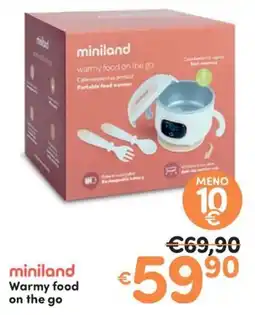 Ideal Bimbo miniland Warmy food on the go offerta