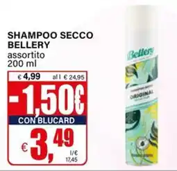 Il Gigante Shampoo secco Bellery offerta
