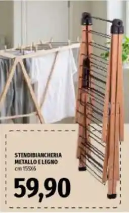 Emi Supermercati Stendibiancheria metallo e legno offerta