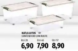 Emi Supermercati Katla Lotus contenitori con ruote offerta