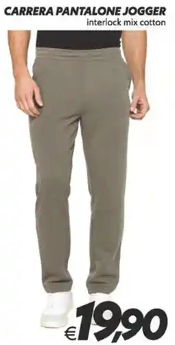 Iper Super Conveniente Carrera pantalone jogger offerta