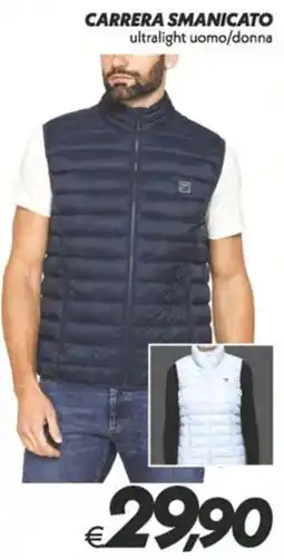 Iper Super Conveniente Carrera smanicato ultralight uomo/donna offerta