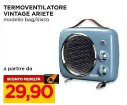 Alì Supermercati Termostato vintage Ariete modello bag/disco offerta