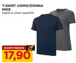 Alì Supermercati T-shirt uomo/donna Nike offerta