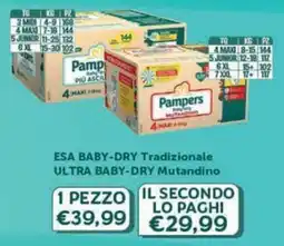 Ideal Bimbo Pampers Ultra Baby-Dry Mutandino offerta