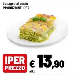 Iper La Grande Lasagne al pesto produzione Iper offerta
