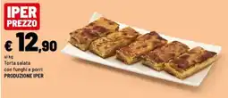 Iper La Grande Torta salata con funghi e porri offerta
